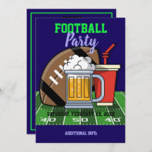 Football Party Purple
