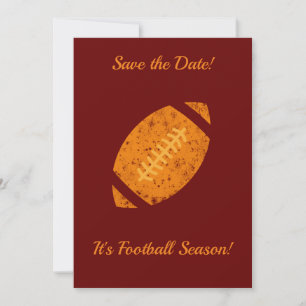 Football Party Tailgate Supplies Maroon Gold Save The Date