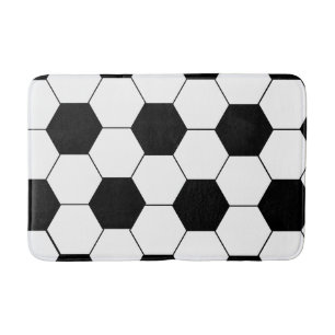 Football Pattern Bath Mat