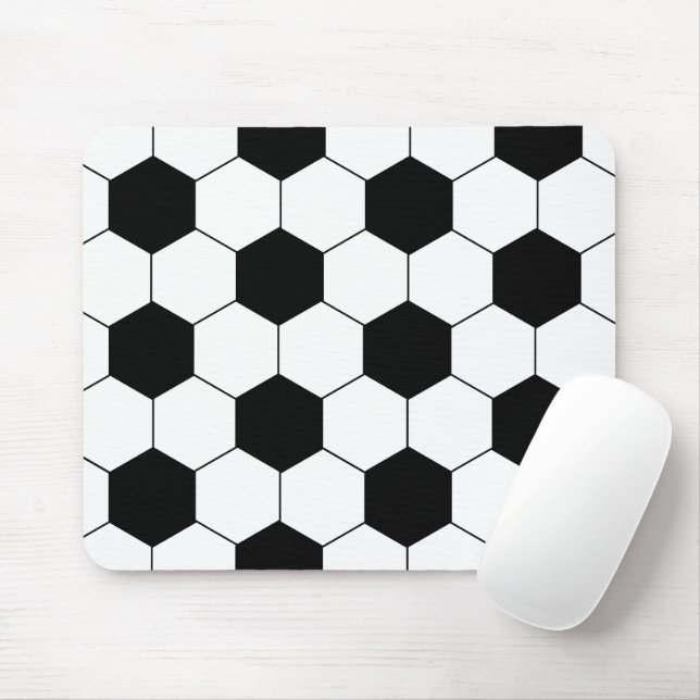 Football Pattern  Mouse Mat (With Mouse)
