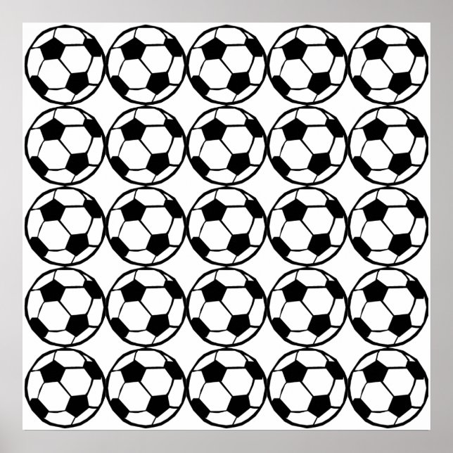 Football pattern poster (Front)