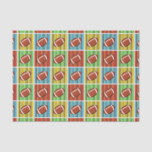Football Pattern Tissue Paper