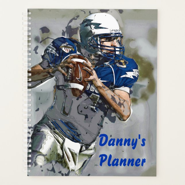 Football Personalised Planner (Front)