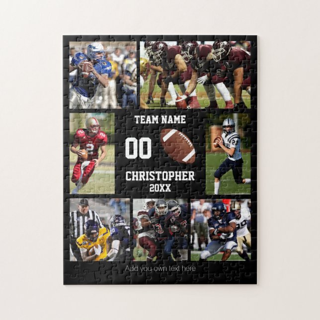 Football photo collage jigsaw puzzle (Vertical)