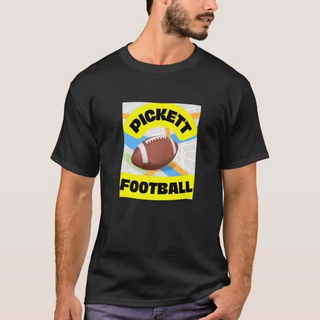 Football Pickett Football Lets Go   T-Shirt (Front)