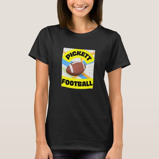 Football Pickett Football Lets Go   T-Shirt (Front)