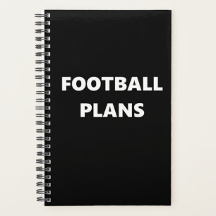 Football Planner Sports Theme Football Plans