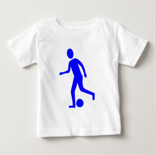 Football Player - Blue Baby T-Shirt