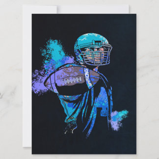Football Player Canvas Print 