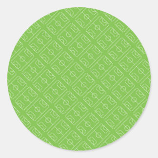 Football Player | Football Is Like Life Classic Round Sticker