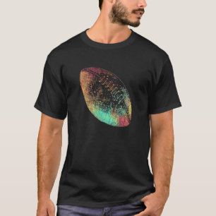 Football Player For Men Women Colourful Football B T-Shirt