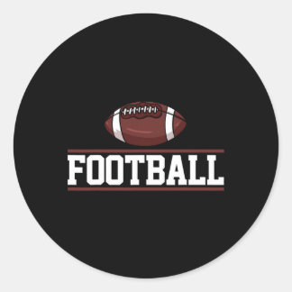 Football Player Gift  Classic Round Sticker