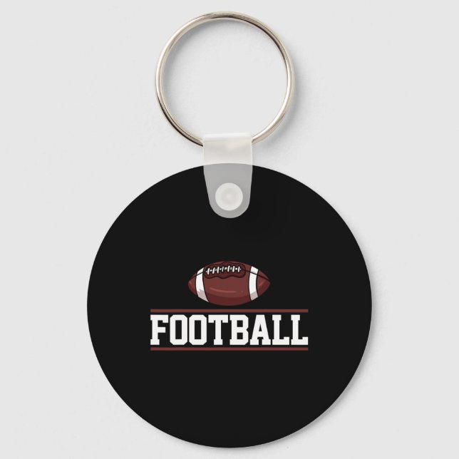 Football Player Gift  Key Ring (Front)