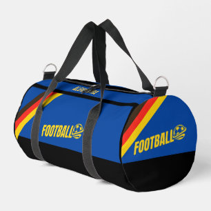 Football Player Girl, Birthday Gift, German Flag Duffle Bag