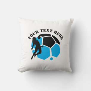 Football Player Girl, Birthday Gift, Team        Cushion