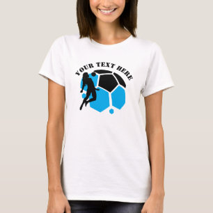 Football Player Girl, Birthday Gift, Team T-Shirt