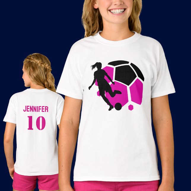 Football Player Girl, Birthday Gift, Team T-Shirt (Creator Uploaded)