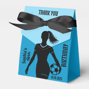 Football Player Girl, Football Girl Team Favour Box
