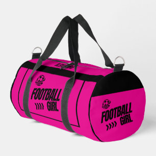 Football Player Girl, Team, Gift Duffle Bag