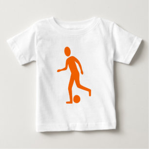 Football Player - Orange Baby T-Shirt