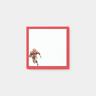Football Player Post-it Notes