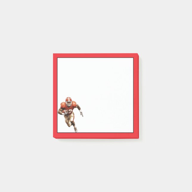 Football Player Post-it Notes (Front)