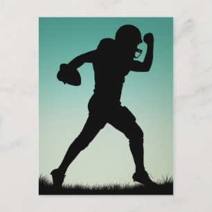 Football Player postcard