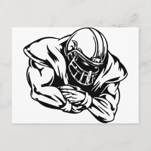 Football Player Postcard