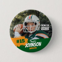 Football Player Senior Night Custom Photo Sports