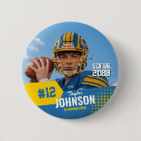 Football Player Senior Night Custom Photo Sports