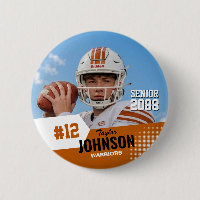 Football Player Senior Night Custom Photo Sports