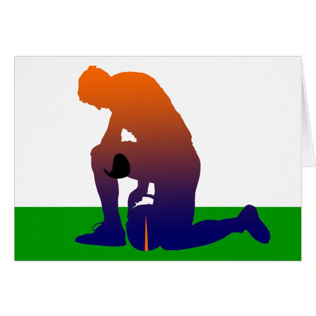 football player silhouette (Front Horizontal)
