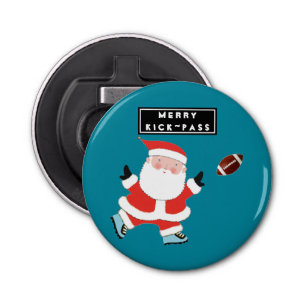 Football Player Stocking Stuffer Bottle Opener