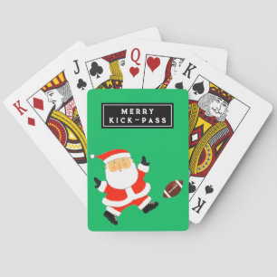 Football Player Stocking Stuffer Playing Cards