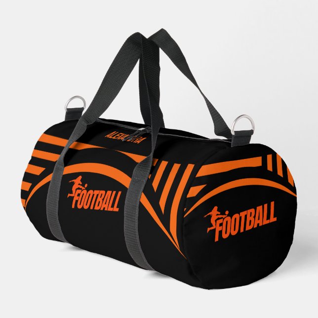 Football Player, Team, Birthday Gift    Duffle Bag (Left Corner)