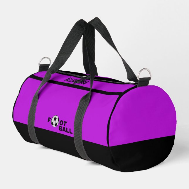 Football Player, Team, Birthday Gift    Duffle Bag (Left Corner)
