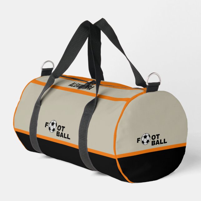 Football Player, Team, Birthday Gift    Duffle Bag (Left Corner)