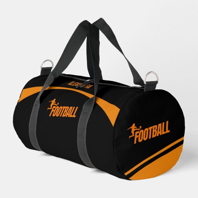 Football Player, Team, Birthday Gift    Duffle Bag (Left Corner)