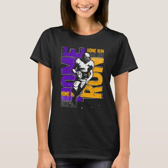 Football Player Touchdown American Football Homeru T-Shirt (Front)
