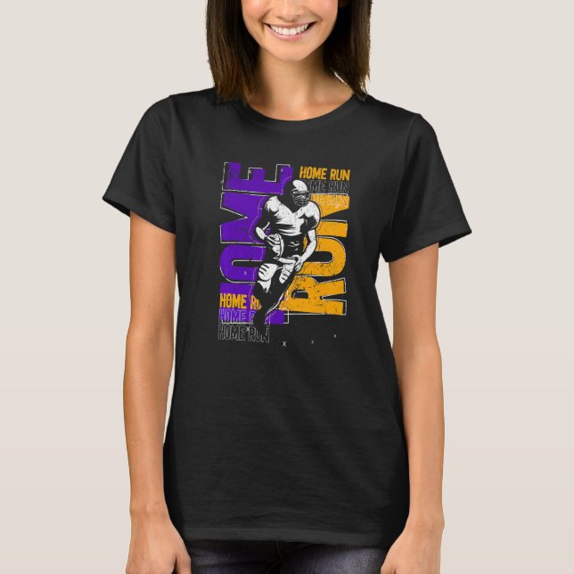 Football Player Touchdown American Football Homeru T-Shirt (Front)