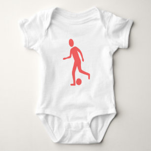 Football Player - Tropical Pink Baby Bodysuit