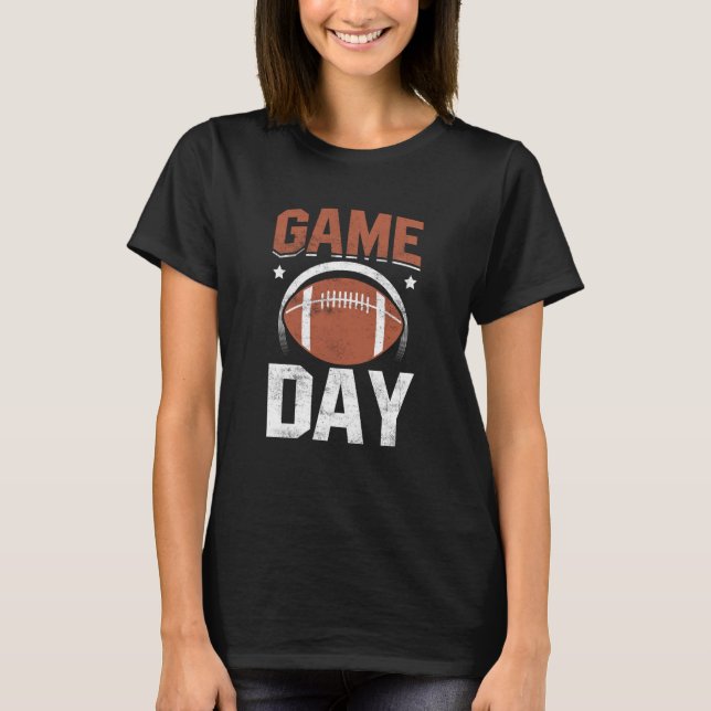 Football Player Vintage Retro T-Shirt (Front)