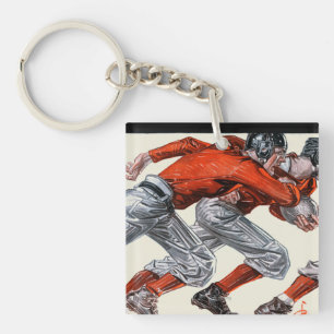 Football Players Key Ring