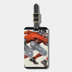 Football Players Luggage Tag
