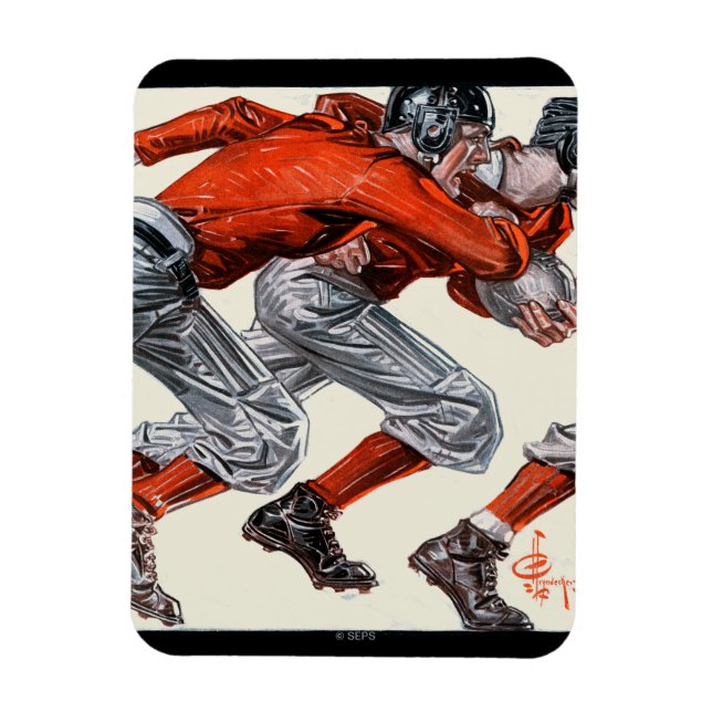 Football Players Magnet (Vertical)