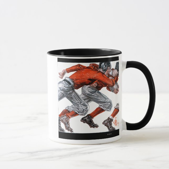 Football Players Mug (Right)