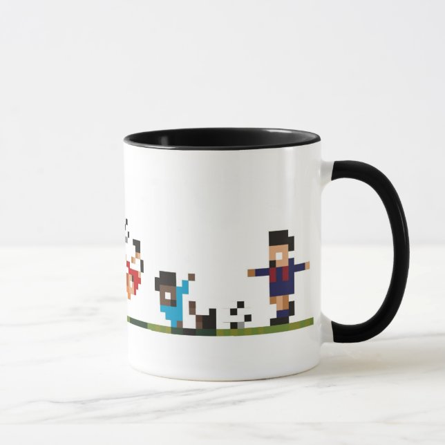 Football Players Mug - Pixelated Sensible Soccer (Right)