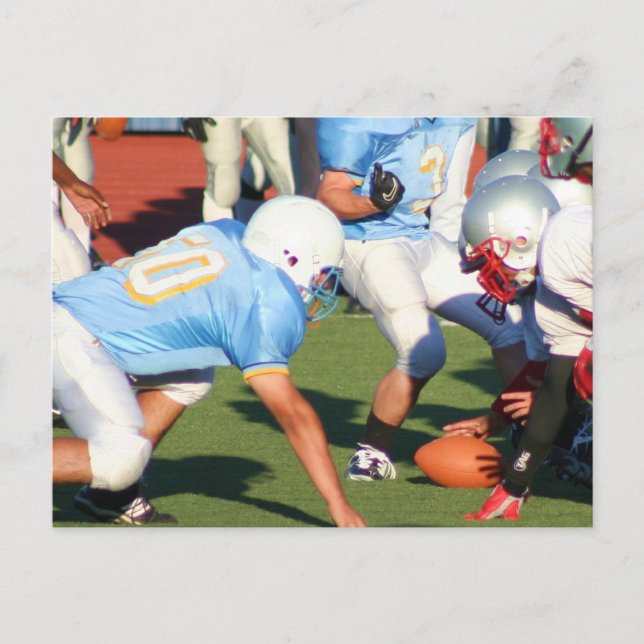 Football players postcard (Front)