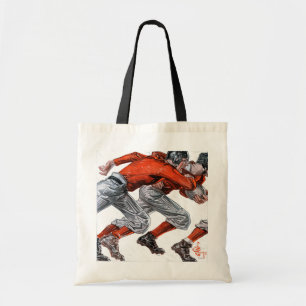 Football Players Tote Bag