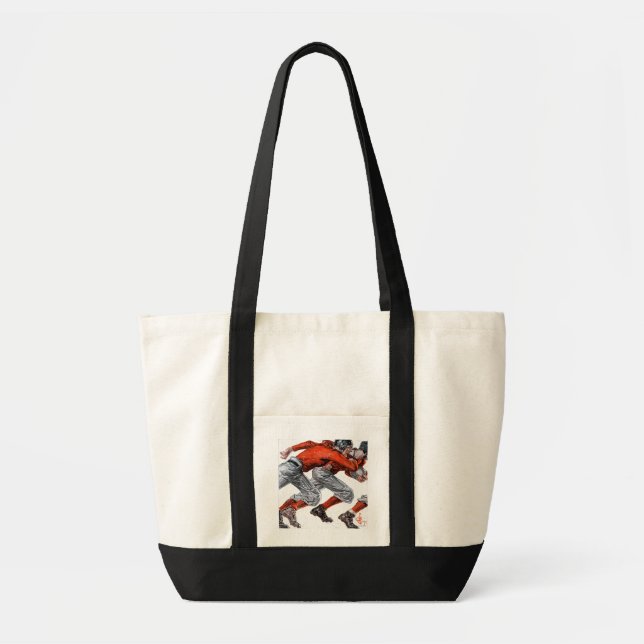 Football Players Tote Bag (Front)